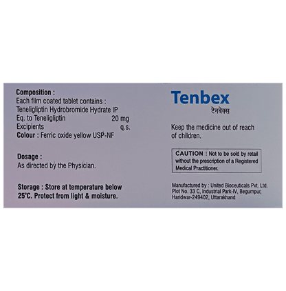 Tenbex 20mg Tablet