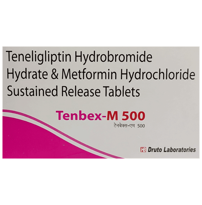 Buy Tenbex M 500mg/20mg Tablet Online | Classic Derma – Classic Derma-UAE