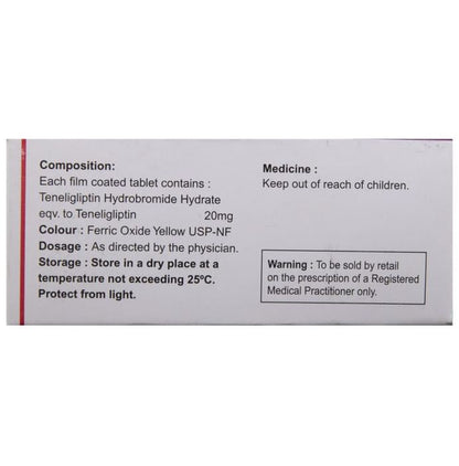 Teneliglip 20 Tablet
