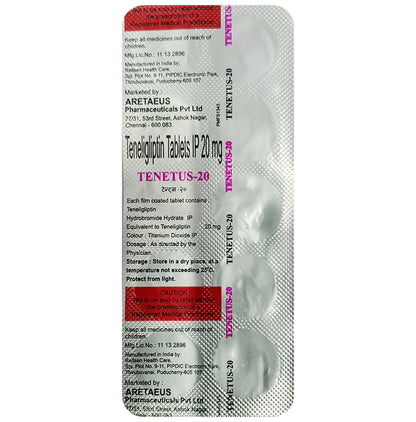 Tenetus 20mg Tablet - Classic Derma