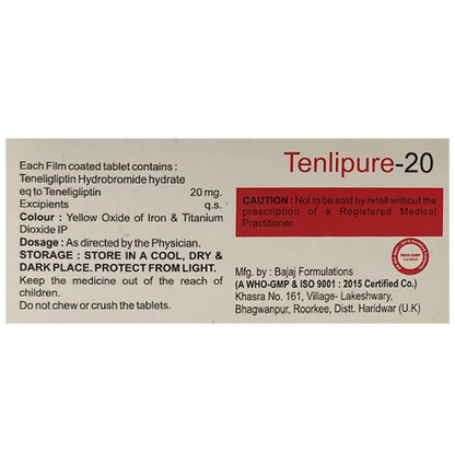 Tenlipure 20mg Tablet