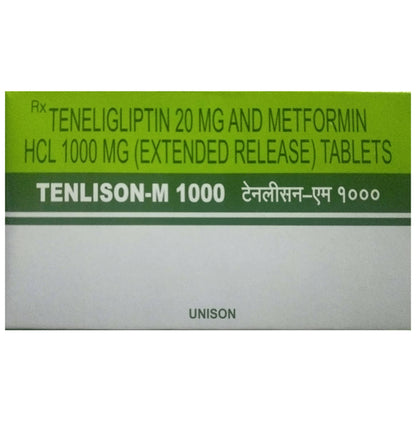 Tenlison-M 1000mg/20mg Tablet - Classic Derma
