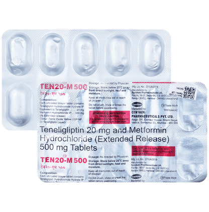 Ten-M 500 Tablet ER - Classic Derma