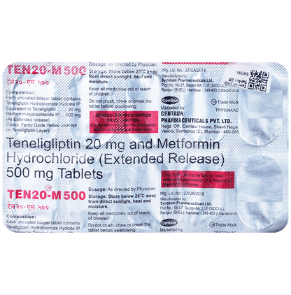 Ten-M 500 Tablet ER
