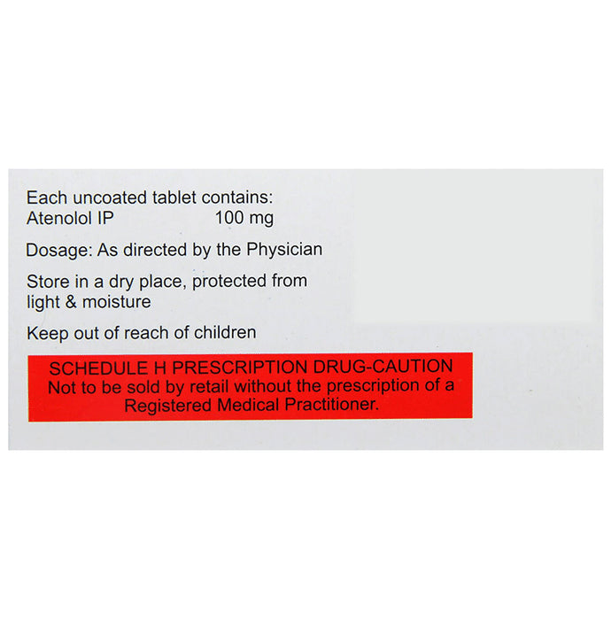 Tenolol 100 Tablet