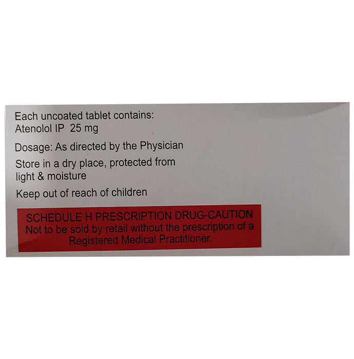 Tenolol 25 Tablet