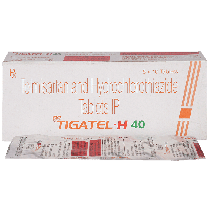 Tigatel H 40mg/12.5mg Tablet - Classic Derma