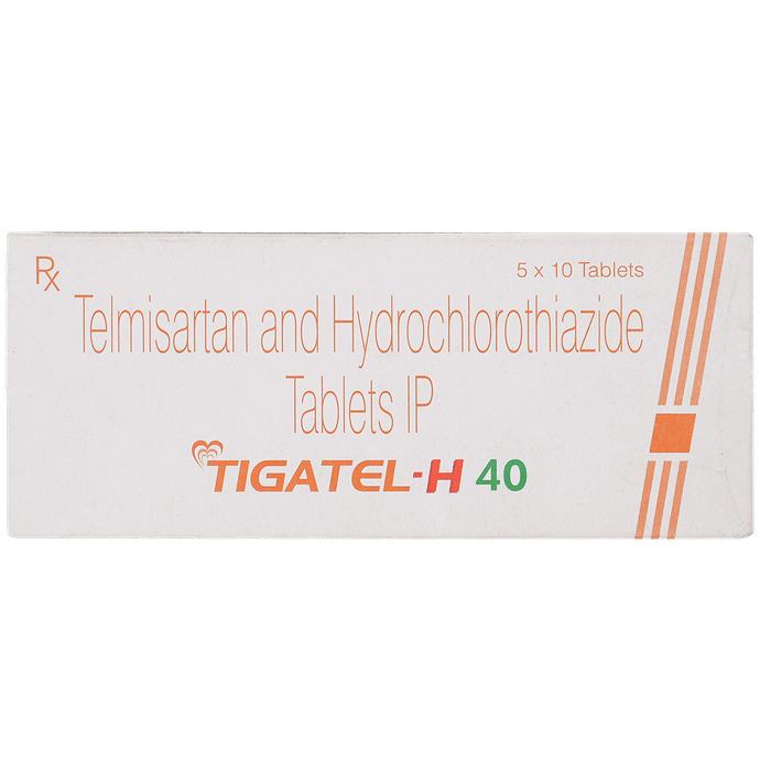 Tigatel H 40mg/12.5mg Tablet