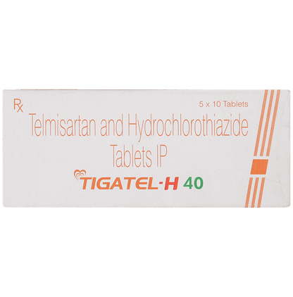 Tigatel H 40mg/12.5mg Tablet