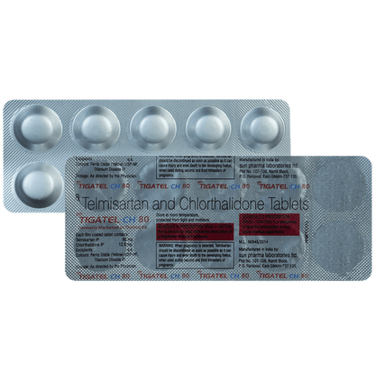 Tigatel-CH 80mg/12.5mg Tablet - Classic Derma