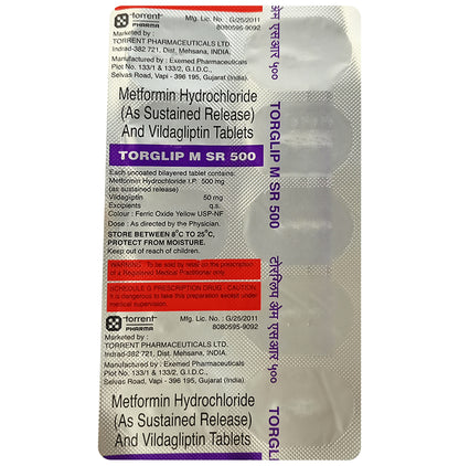 Torglip M SR 500 Tablet