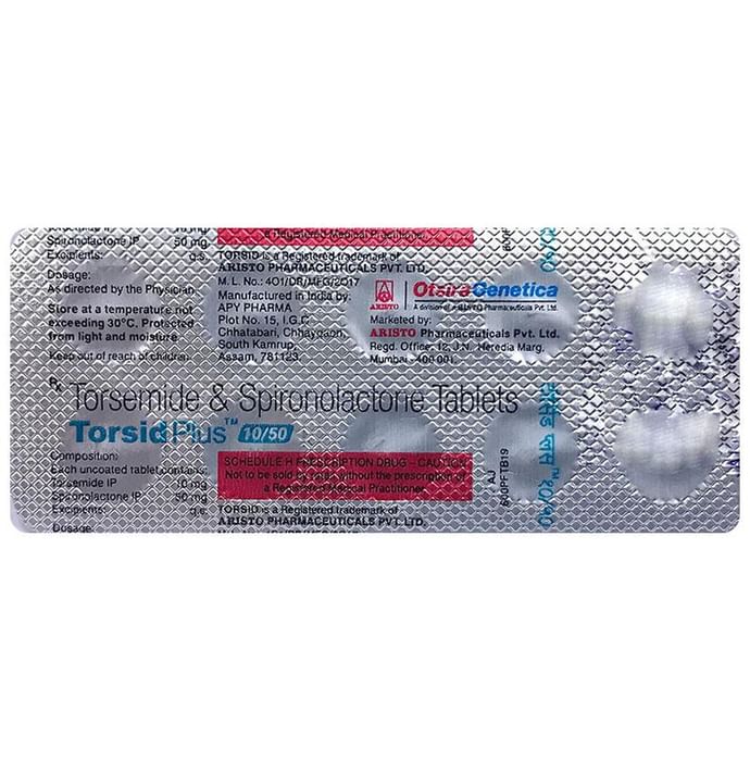 Torsid Plus 10/50 Tablet