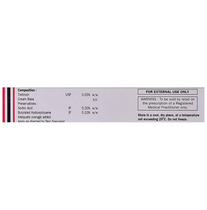 Tretin 0.05% Cream