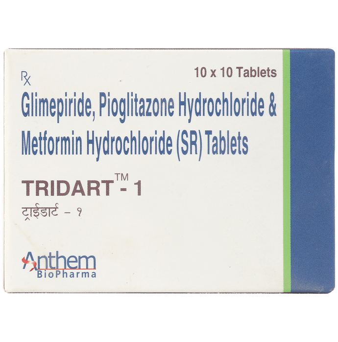 Tridart 1mg/500mg/15mg Tablet