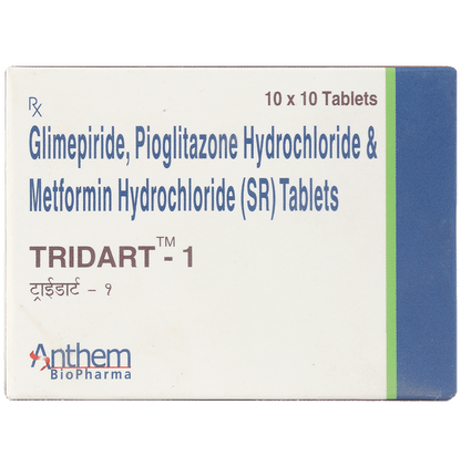 Tridart 1mg/500mg/15mg Tablet