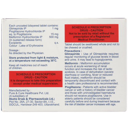 Tridart 1mg/500mg/15mg Tablet