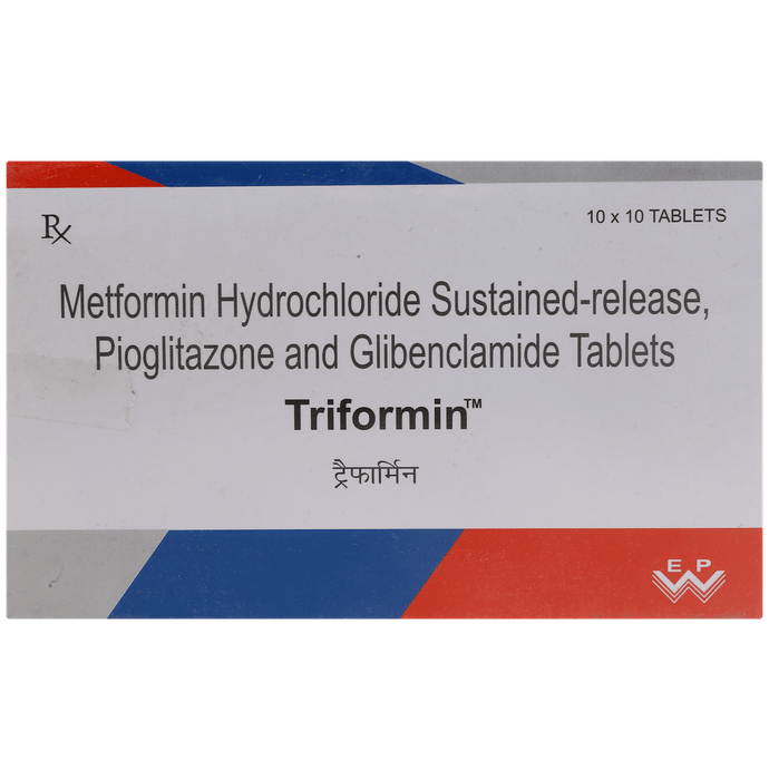 Triformin 5mg/500mg/15mg Tablet