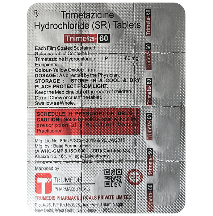 Buy Trimeta 60 Tablet SR Online | Classic Derma – Classic Derma-UAE
