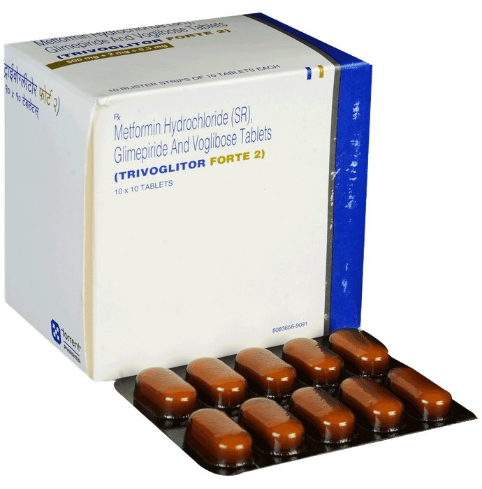 Trivoglitor Forte 2 Tablet SR - Classic Derma