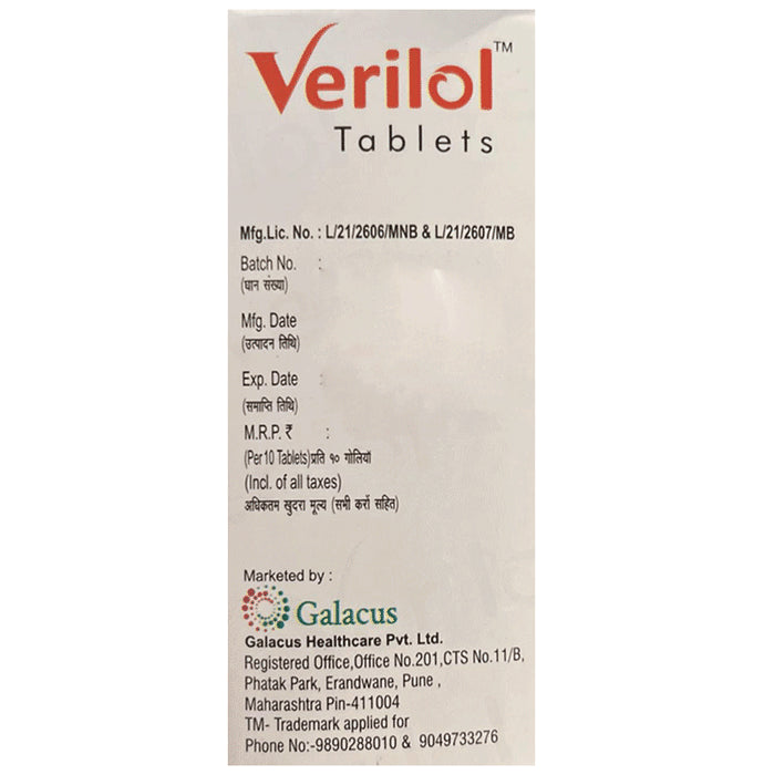 Buy Verilol Tablet Online | Classic Derma – Classic Derma-UAE