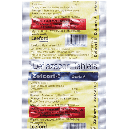 Zefcort 6 Tablet