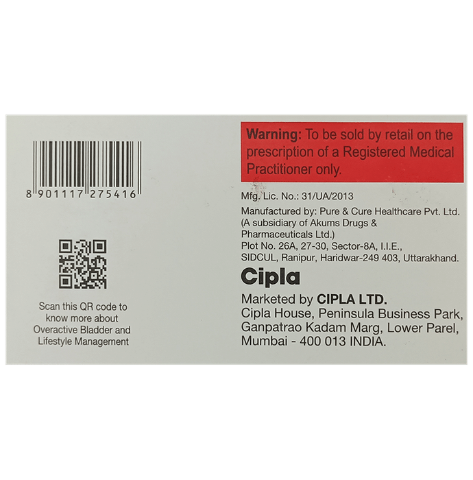 VesiBeta S 50 Tablet ER