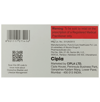 VesiBeta S 50 Tablet ER