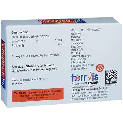 Vidagliptin 50mg Tablet