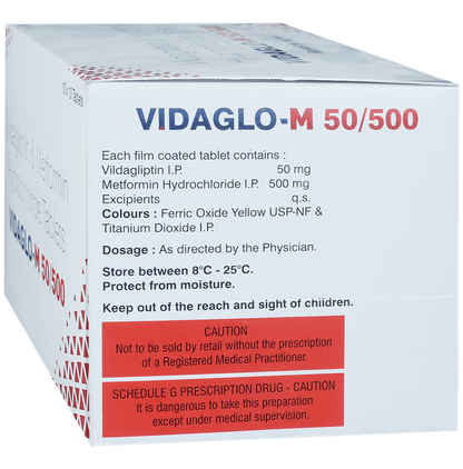 Vidaglo-M 50/500 Tablet