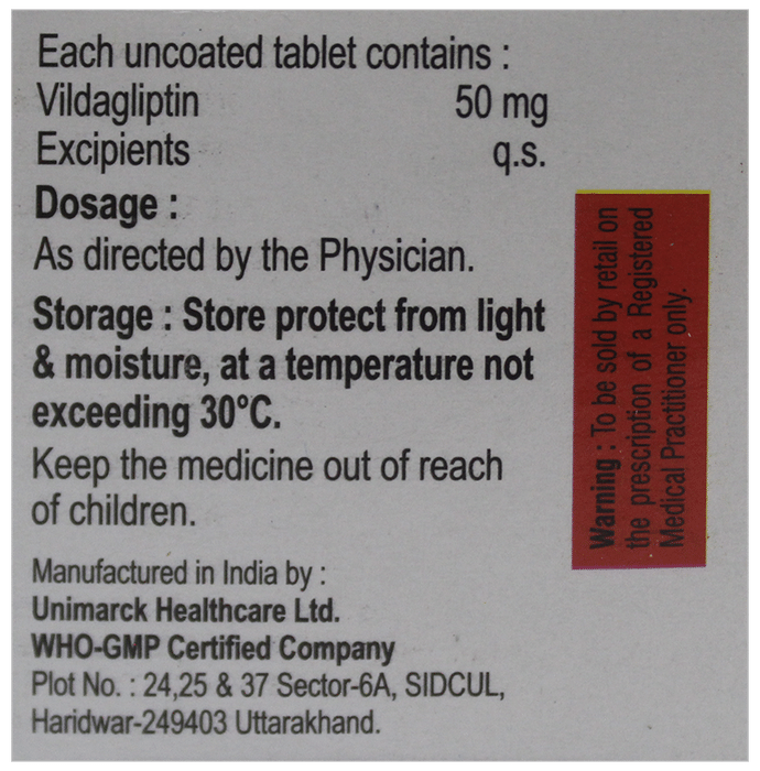 Vidaspa Tablet