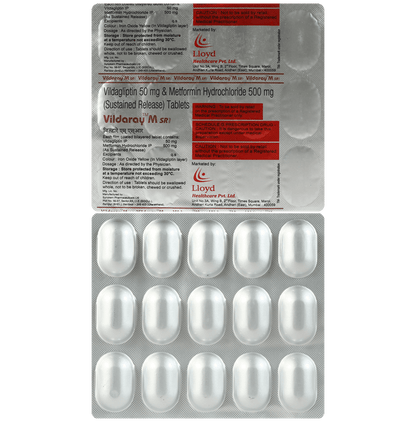Vildaray M 500mg/50mg Tablet SR - Classic Derma