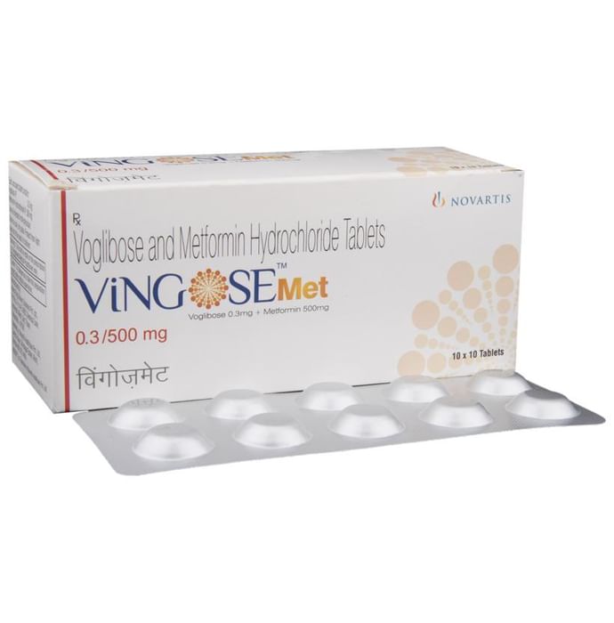 Vingose Met 0.3/500mg Tablet - Classic Derma