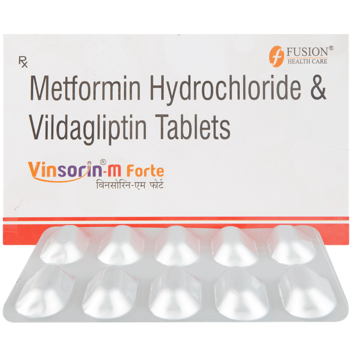 Vinsorin M Forte 1000mg/50mg Tablet - Classic Derma