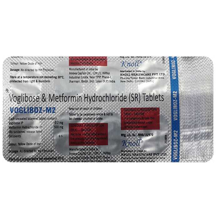 Buy Vogliboz M 2 Tablet SR Online | Classic Derma – Classic Derma-UAE