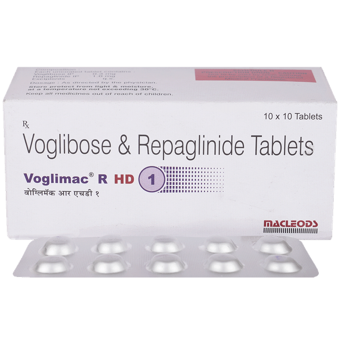 Voglimac R HD 1mg/0.3mg Tablet - Classic Derma