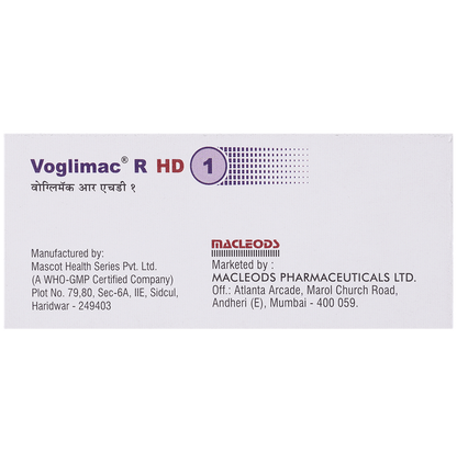 Voglimac R HD 1mg/0.3mg Tablet