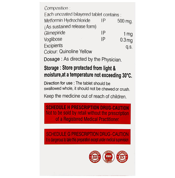 Vogotic-GM 1/0.3 Tablet SR