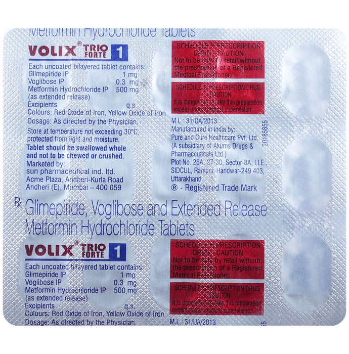 Volix Trio Forte 1 Tablet ER