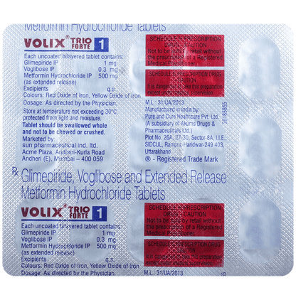 Volix Trio Forte 1 Tablet ER