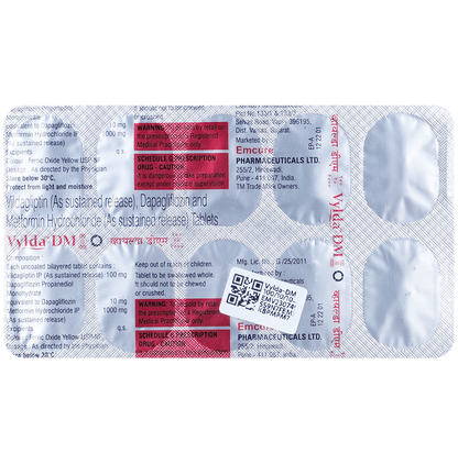 Vylda-DM 100/10/1000 Tablet SR