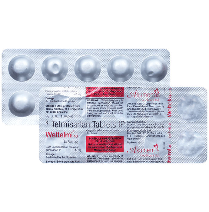 Weltelmi 40mg Tablet - Classic Derma