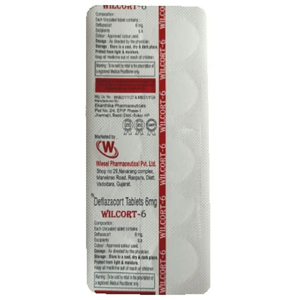 Wilcort 6 Tablet