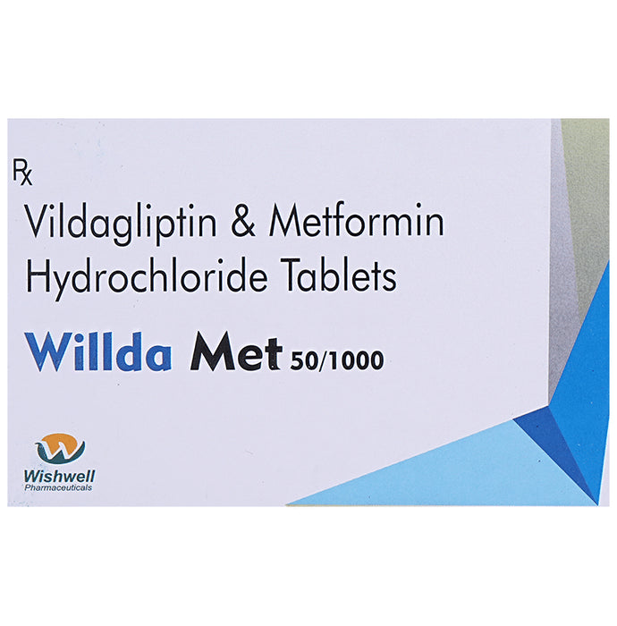 Willda Met 50/1000 Tablet - Classic Derma