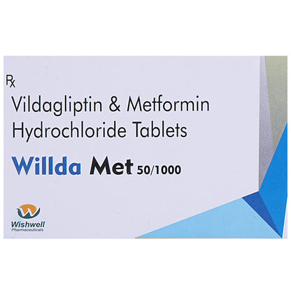 Willda Met 50/1000 Tablet - Classic Derma