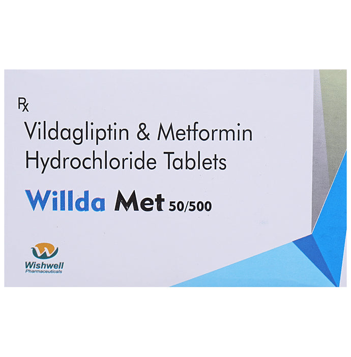 Willda Met 50/500 Tablet - Classic Derma