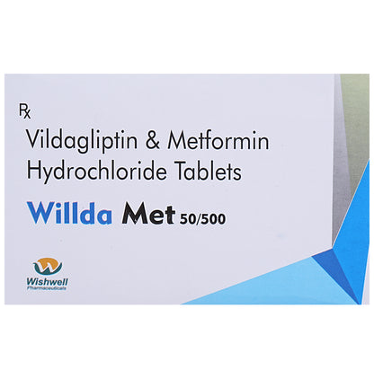 Willda Met 50/500 Tablet - Classic Derma