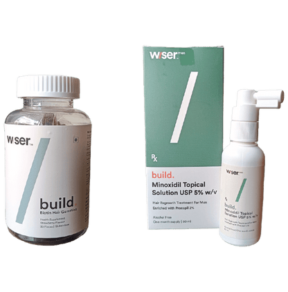 Wiser Build Hair Health + Regrow Kit - Classic Derma