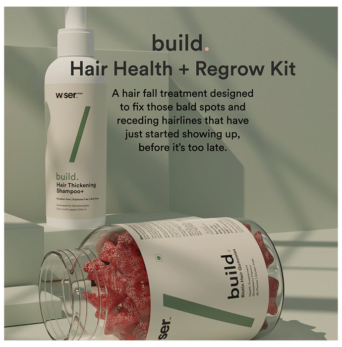 Wiser Build Hair Health + Regrow Kit