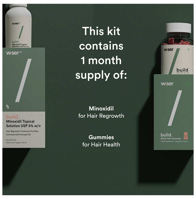 Wiser Build Hair Health + Regrow Kit