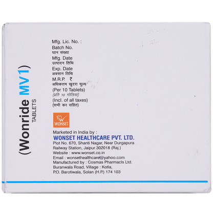 Wonride MV 1 Tablet SR